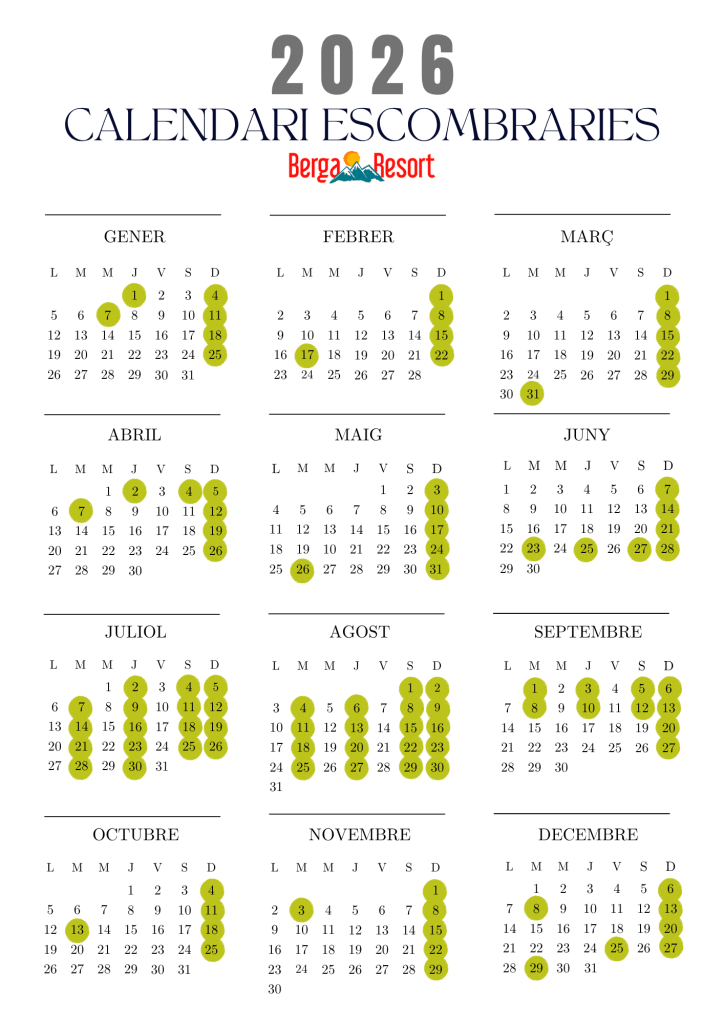 calendari temporades 2026